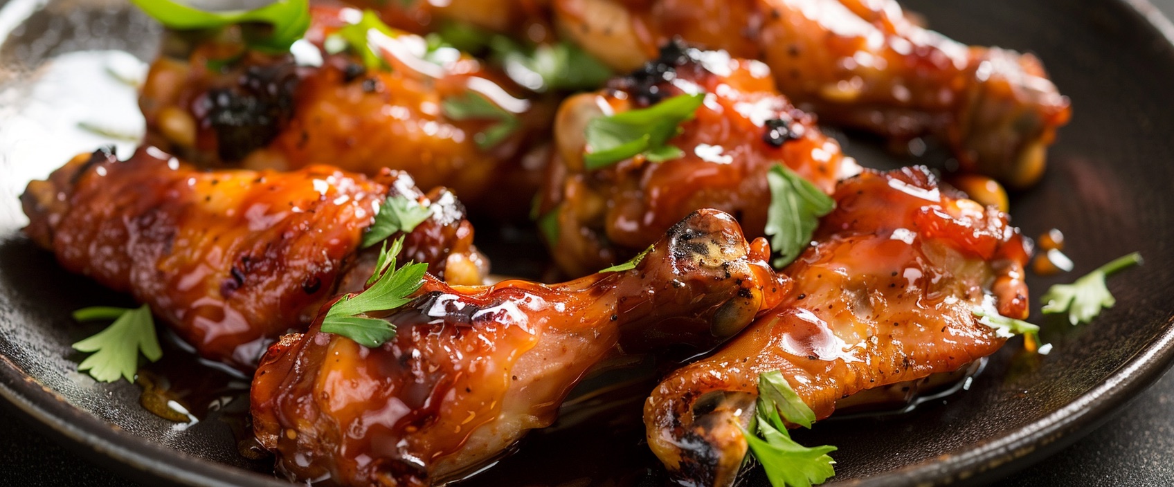 Alitas y muslitos al ajillo — sticky knoflook-brandy-honing kip