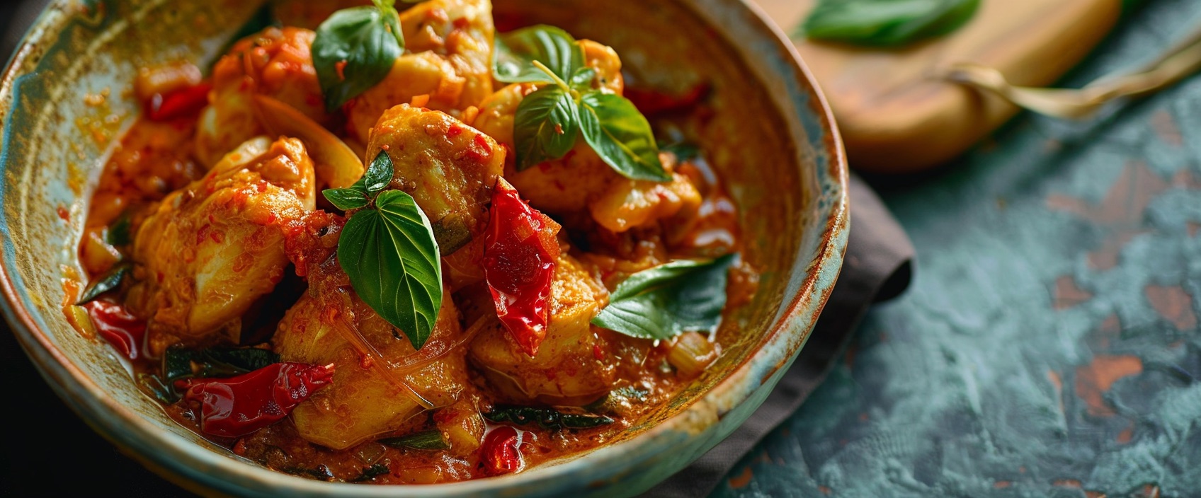 Ayam Rica Rica — kip in pittige Manadonese paprikasaus