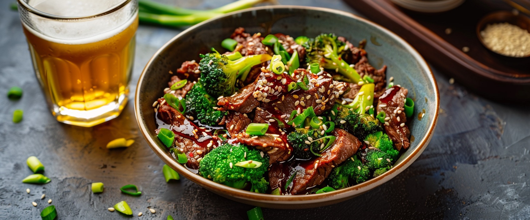 Fluweelzachte Beef met Broccoli en diepe oestersaus