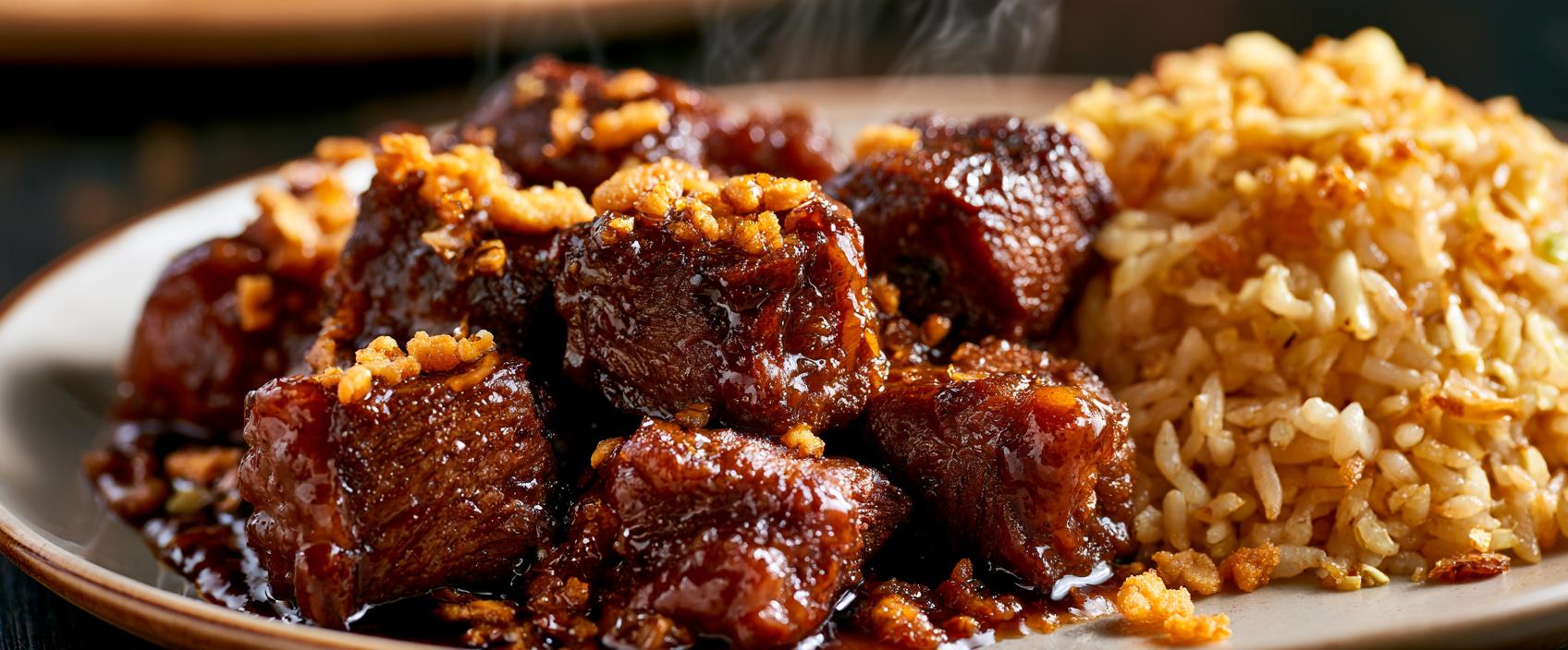 Beef Salpicao — Filipijnse knoflooksteak met glanzende botersaus