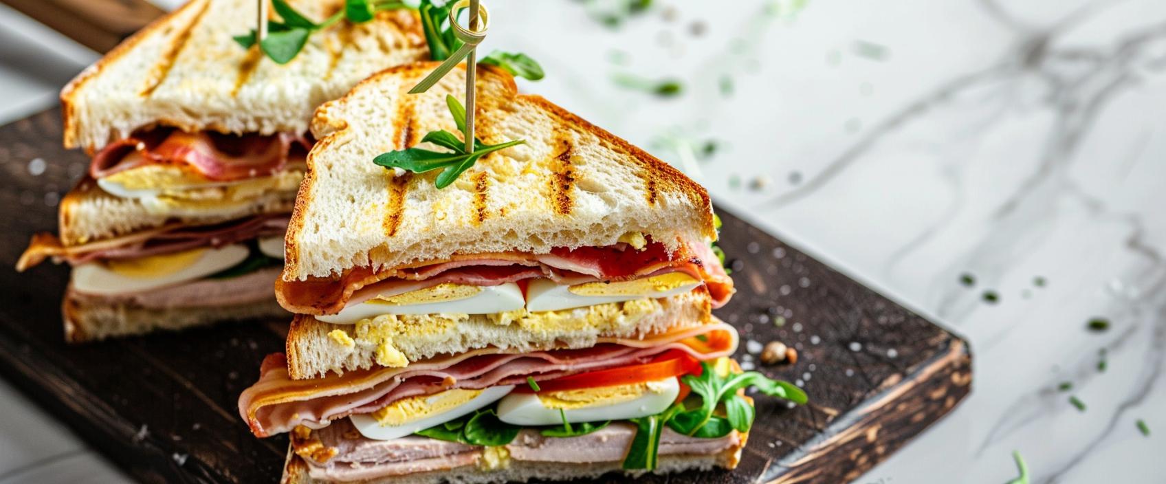 De beste club sandwich — dun, strak, godsgruwelijk lekker