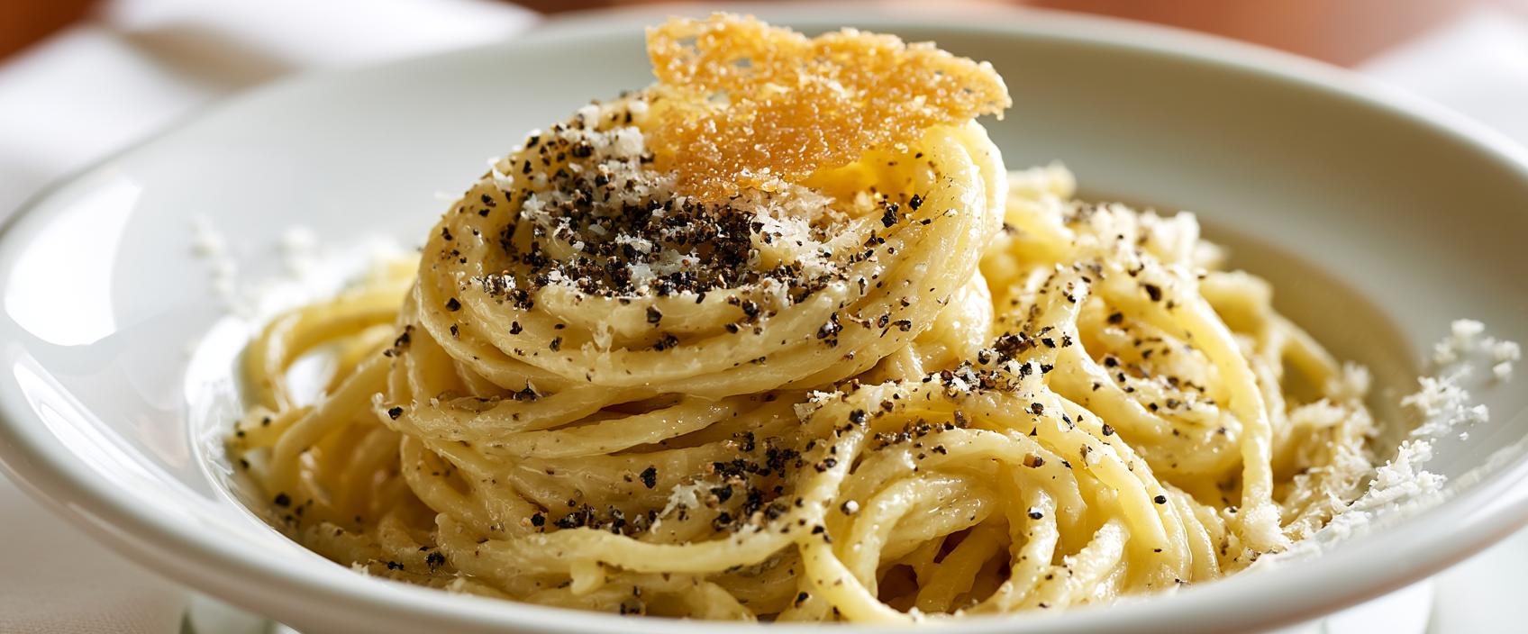 Cacio e Pepe — puur, romig en perfect geëmulgeerd
