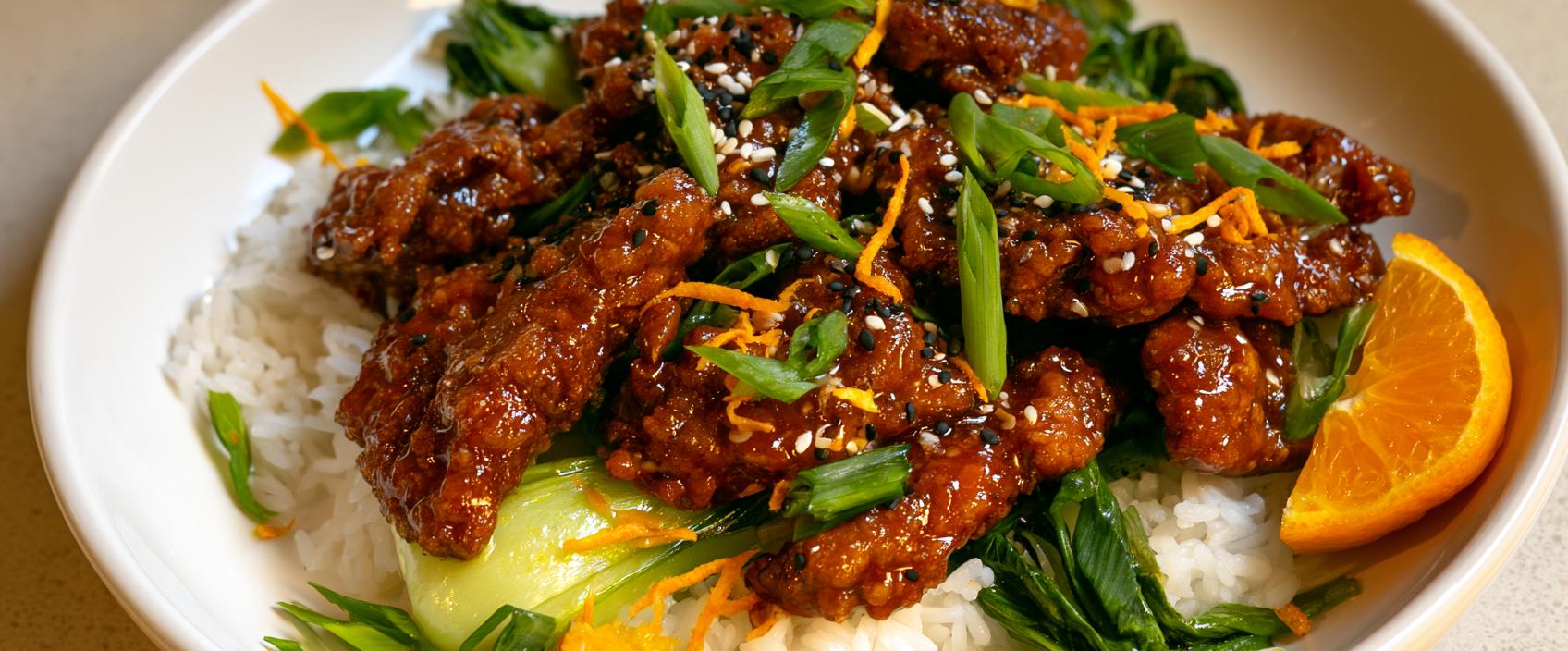 Crispy Orange Beef — knapperig sinaasappelrundvlees