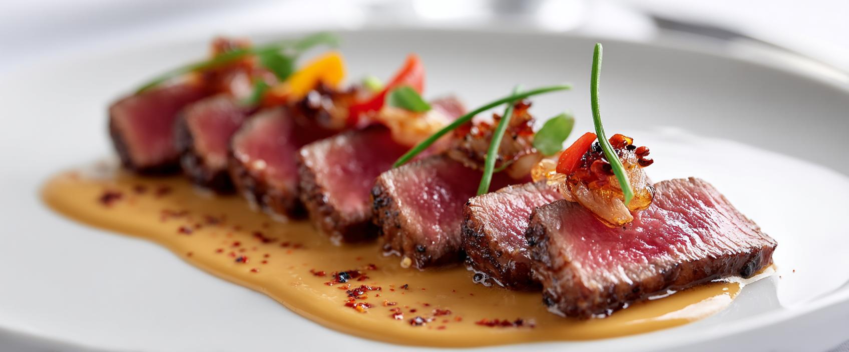 Entrecote Met Sauce Espelette Rouge En Sjalottenjus — Baskisch-Bourgondische Stijl