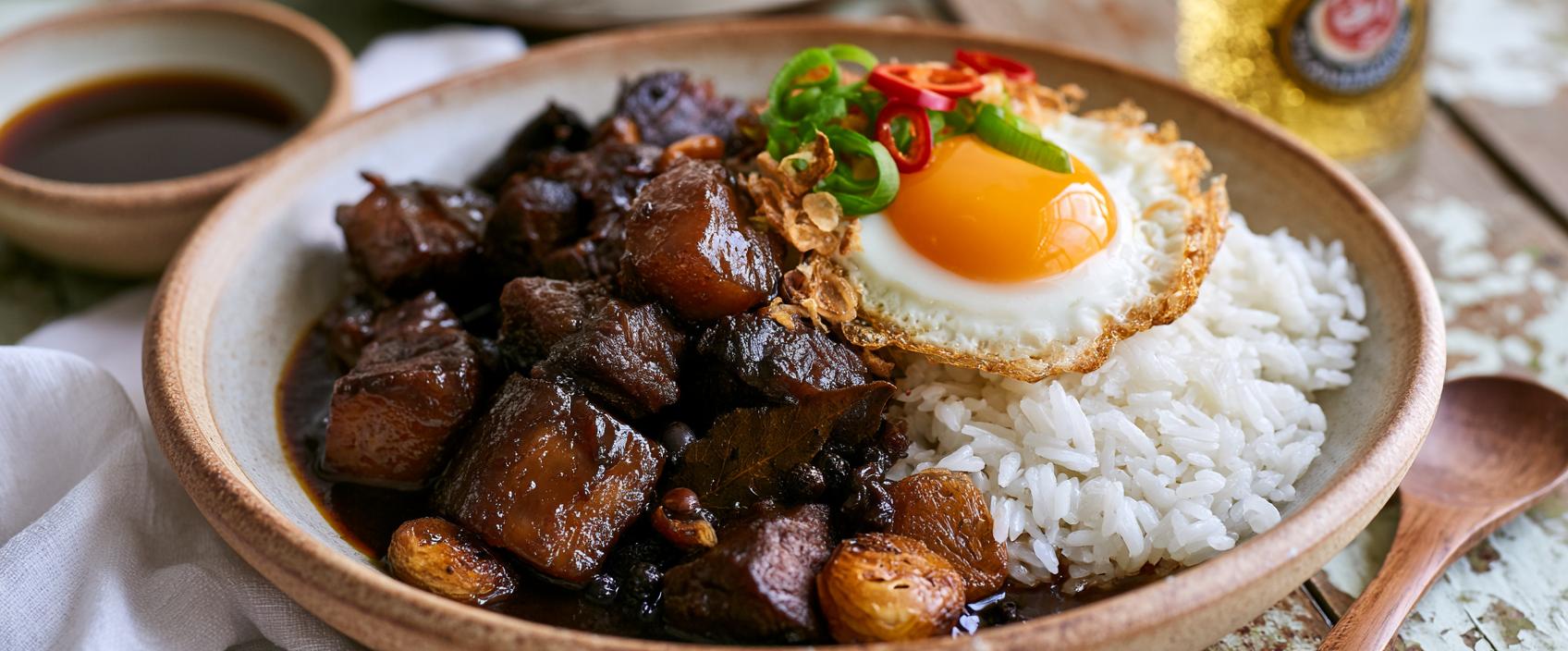 Filipijnse Pork Adobo — het nationale gerecht van de Filipijnen