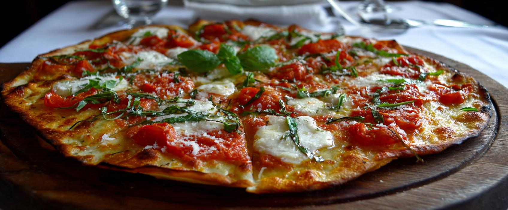 Flinterdunne Krokante Pizza — Scrocchiarella-Stijl — Seu/TAC-Inspiratie