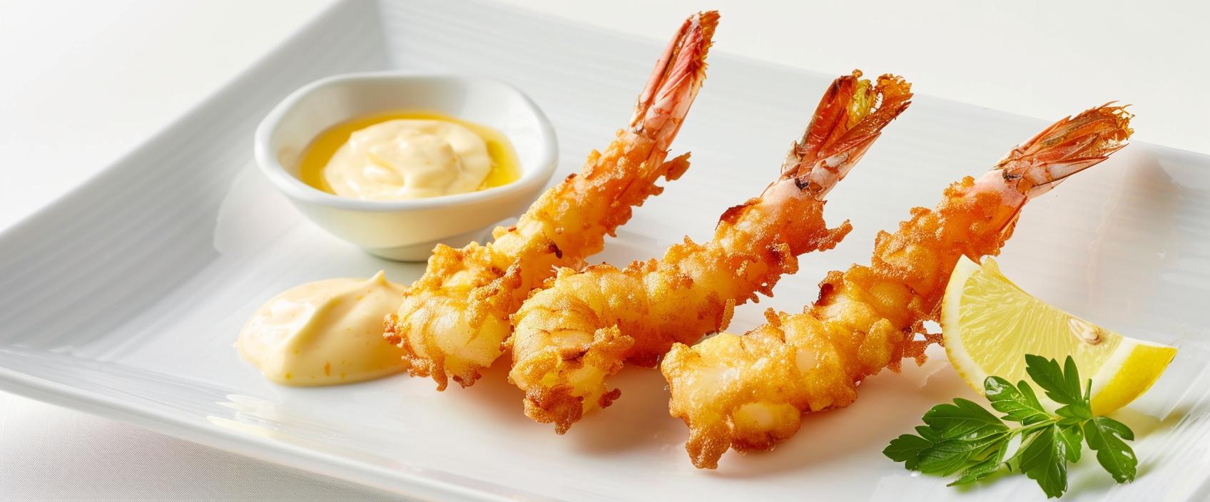 Langoustineskewer met passievruchtmayo