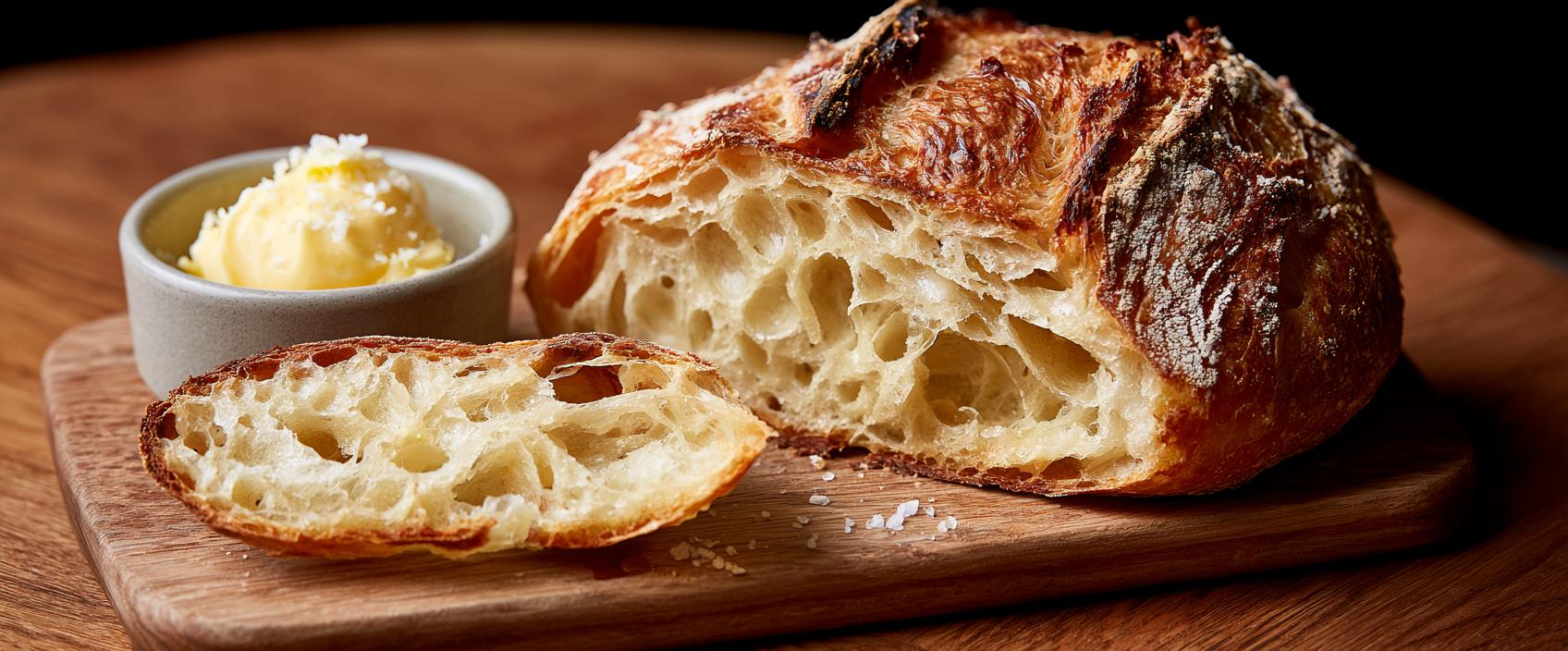 Het ultieme Michelin-tafelbrood met opgeklopte restaurantboter