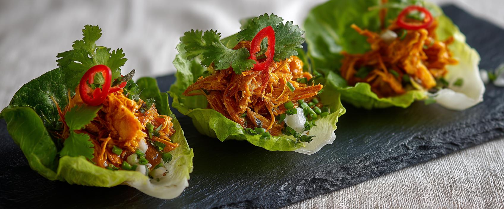 Mini Zuid-Thaise krabcurry in little gem — geïnspireerd op Sorn Bangkok