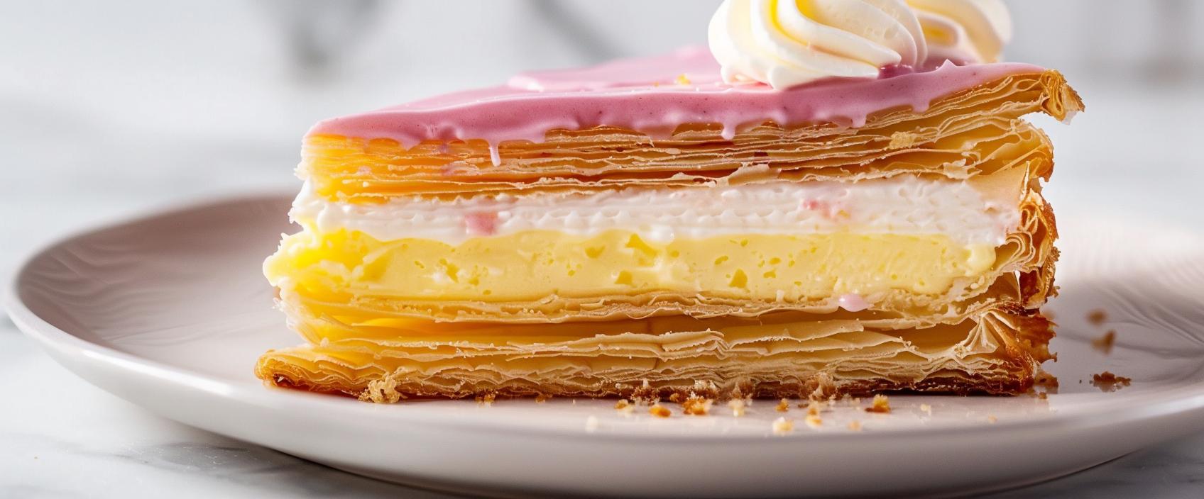 De Perfecte Tompouce — HEMA-stijl met Dikke Vanilleroom, Roze Glazuur en Slagroom
