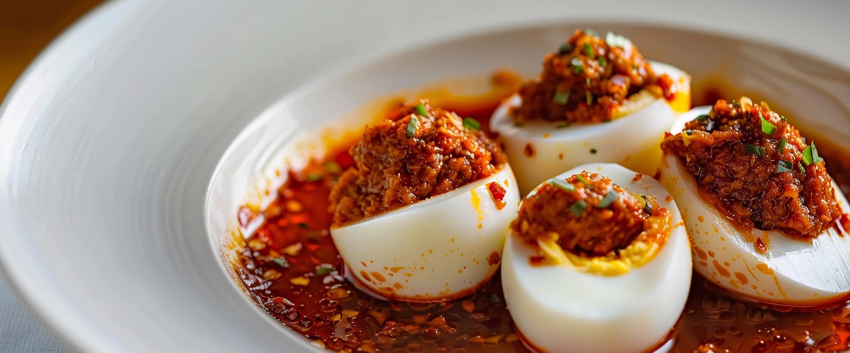 Sambal Goreng Telor — droge Javaanse variant