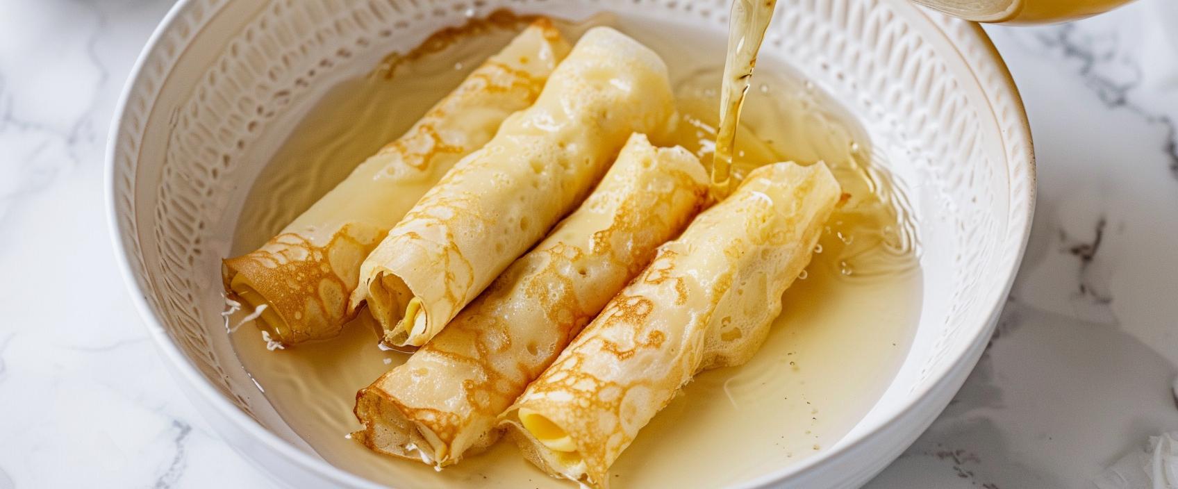 Scrippelle 'Mbusse — Abruzzese eierpannenkoekjes in goudgele kippenbouillon