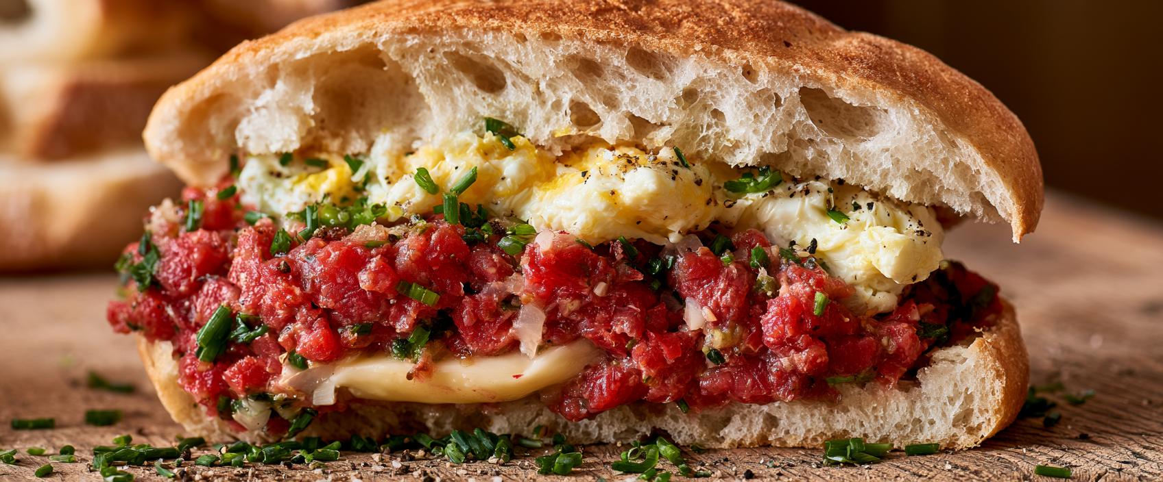 Het ultieme broodje tartaar (Franse bistrostijl)