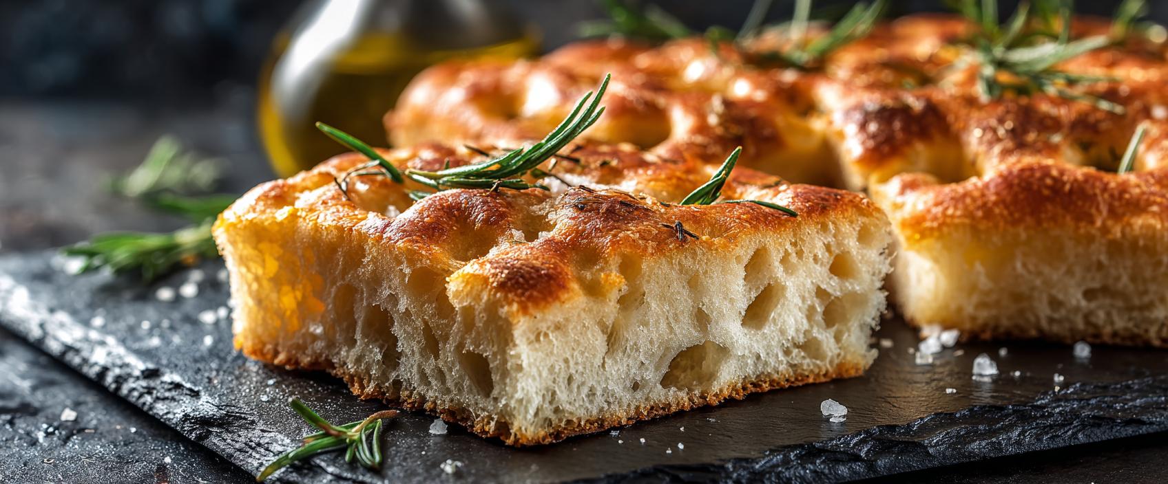 Ultieme Focaccia met Rozemarijn, Zeezout en Krokante Onderkant