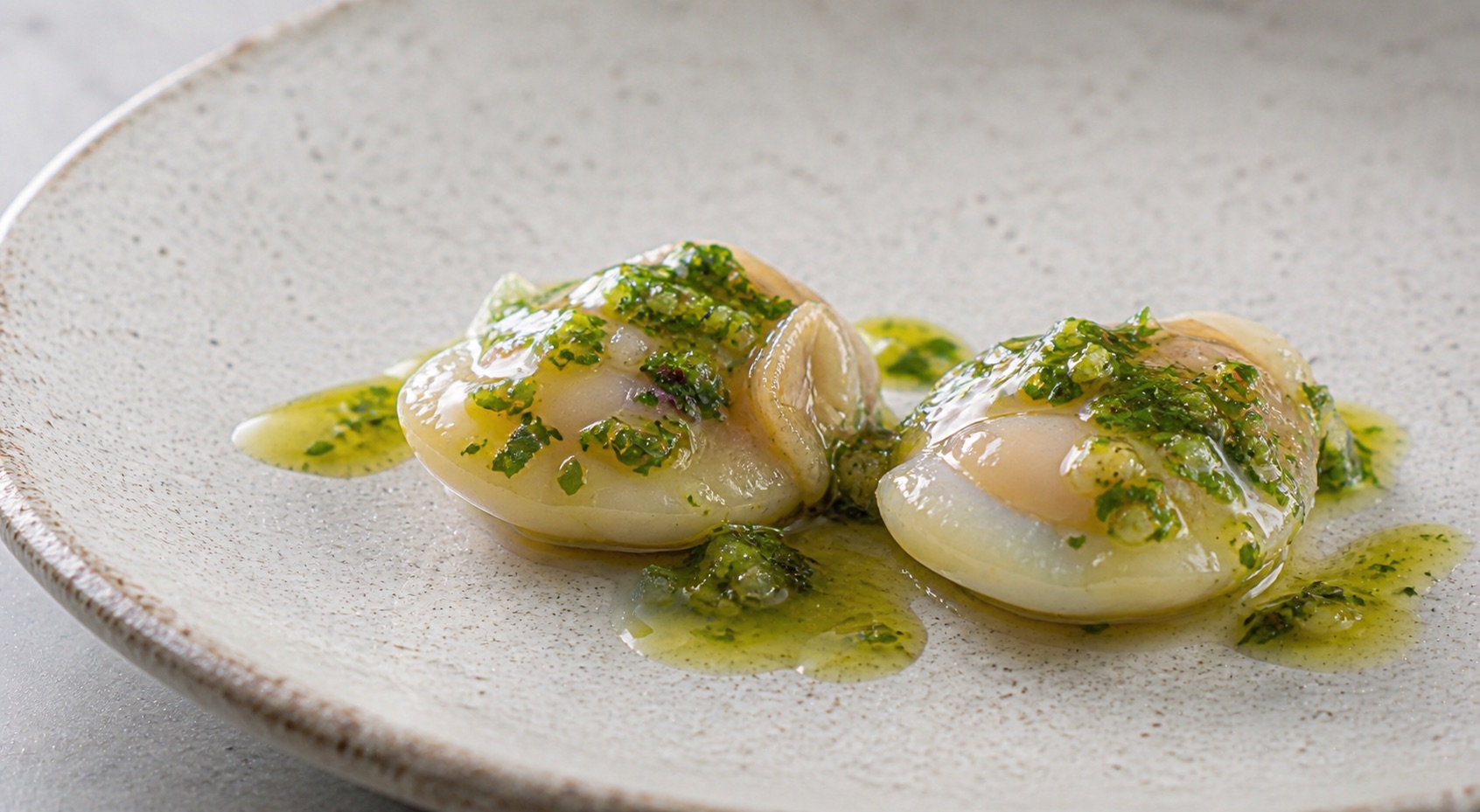 Venusschelpen in salsa verde